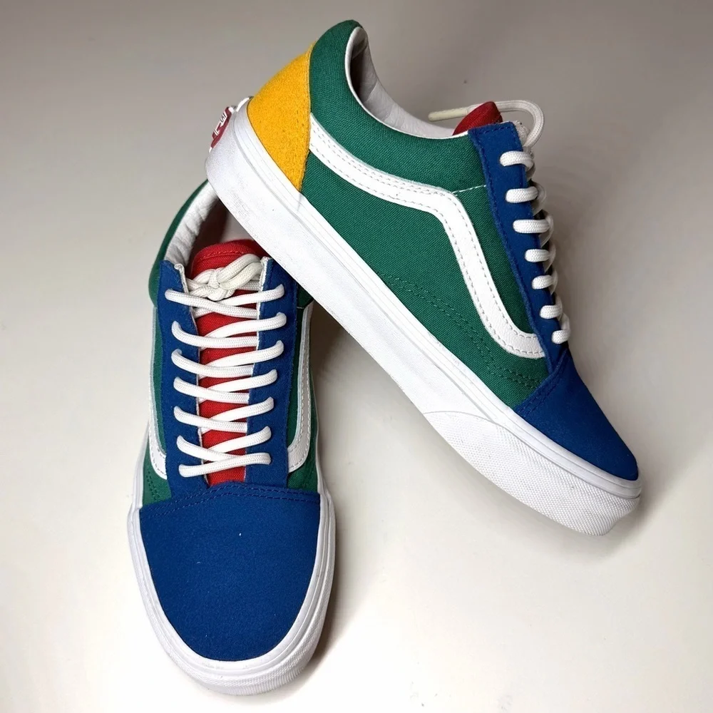 Vans Women’s Yacht Club Old Skool Athletic Skateboard Shoes Size- 6